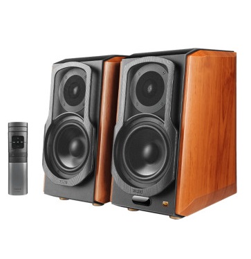 רמקולים סטריאו עם בלוטוס וויפיי וחיבור לאפליקציות הייפיי אדיפייר Edifier 2.0 S1000W 120Watt 2.0 Speaker BLUETOOTH WI-FI